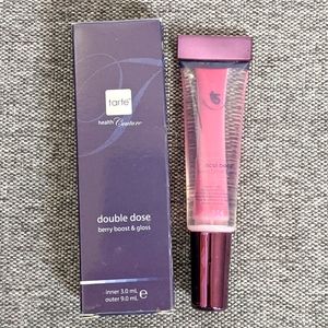 Tarte Double Dose Berry Boost & Lip Gloss in Fuschia Pink "Acai Boost"